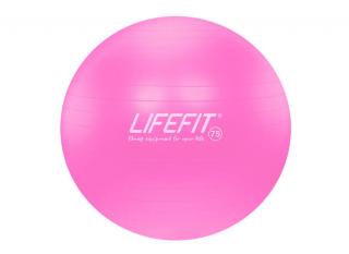 Gymnastická lopta LIFEFIT ANTI-BURST 75cm, ružová