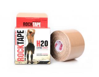 Kineziologický tejp RockTape H2O 5cm x 5m čierny so značkou