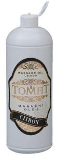 Masážny olej TOMFIT -Citrón 1l