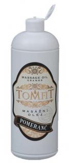 Masážny olej TOMFIT - Pomaranč 1l