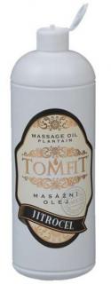 Masážny olej TOMFIT - Skorocel 1L