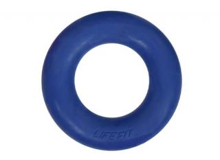 Posilňovač prstov LIFEFIT RUBBER RING, modrý
