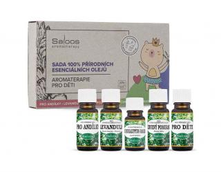 SALOOS Aromaterapia pre deti - Sada 100% prírodných éterických olejov