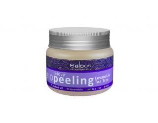 Saloos Bio telový peeling Levanduľa Tea Tree 140 ml