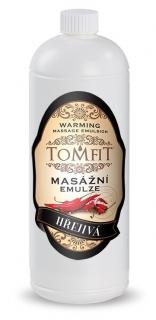 Tomfit Masážna emulzia Hrejivá 1000 ml