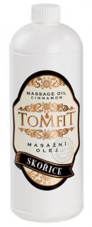 TOMFIT masážny olej - škorica - 1l
