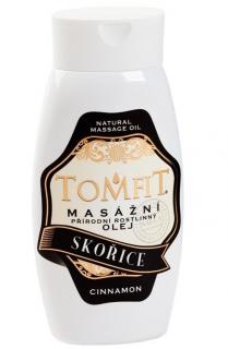 Tomfit - Masážny rastlinný olej Škoricový 250 ml