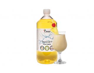 VERANA Piña colada rastlinný masážny olej 1000ml