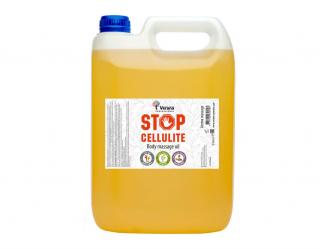 VERANA Stop celulitíde rastlinný masážny olej 1000ml