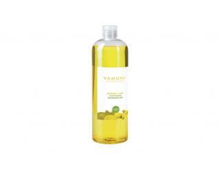 Yamuna Zázvor-limetka rastlinný masážny olej 1000ml