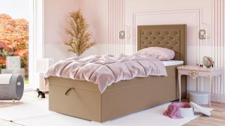 Jednolôžková boxspringová posteľ Glamour Rozmer: 120x200cm