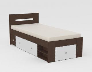Jednolôžková posteľ REA LARISA 90/120/140 Farba: Wenge