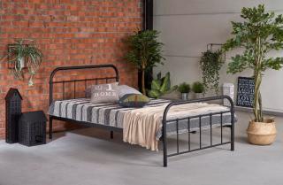 Kovová jednolôžková posteľ Linda Rozmer: 120x200cm