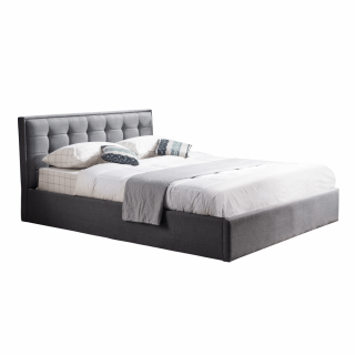 Manželská posteľ ELSIE sivá Rozmer: 160x200 cm