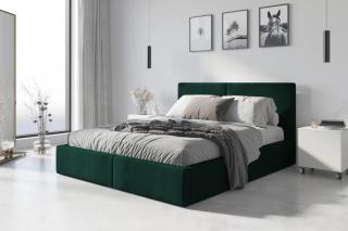 Manželská posteľ Hilton 160/180 Farba: Zelená