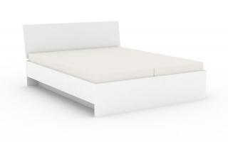 Manželská posteľ REA OXANA UP 160/180 Farba: Biela, Rozmer: 180x200cm