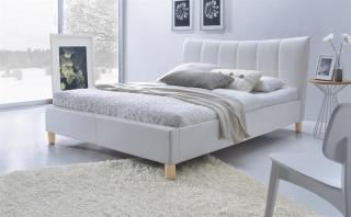 Manželská posteľ Sandy 160 Farba: Biela