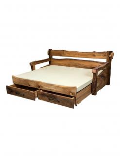 Rozkladacia brestová posteľ Corona Rozmer: 90x200cm