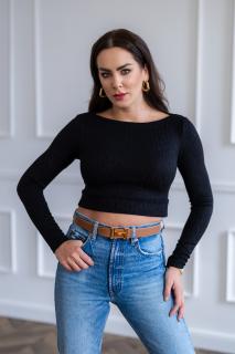 CROP TOP S LODIČKOU / RÔZNE DĹŽKY RUKÁVA