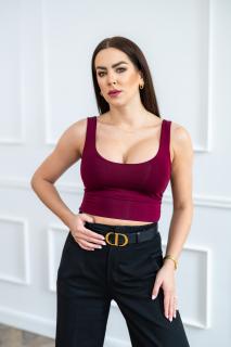 CROP TOP - TIELKO S VÝSTRIHOM