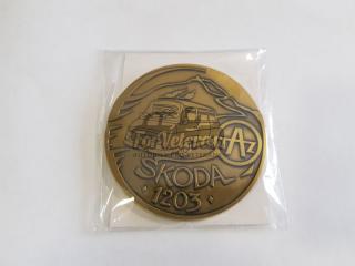 Plaketa ŠKODA 1203 - zlatá ; 010001 (Plaketa ŠKODA 1203 - zlatá)
