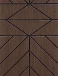 Aztec Wood - drevený dekoračný panel Farba: American Walnut