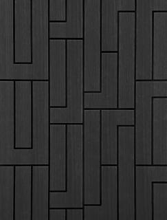 Metro Wood - drevený dekoračný panel Farba: Oak - Satin Black