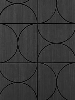 Mid Century Wood - drevený dekoračný panel Farba: Oak - Satin Black