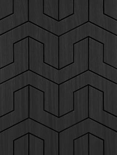 Obu Wood - drevený dekoračný panel Farba: Oak - Satin Black