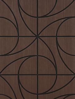 Swirl Wood - drevený dekoračný panel Farba: American Walnut