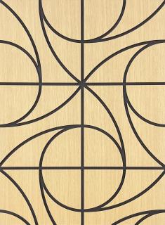 Swirl Wood - drevený dekoračný panel Farba: Natural Oak