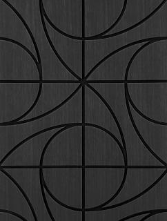 Swirl Wood - drevený dekoračný panel Farba: Oak - Satin Black