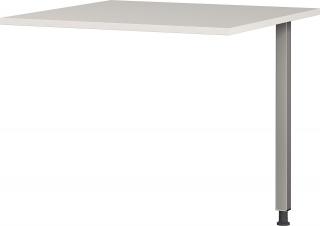 Výškovo nastaviteľný rohový prídavný stôl 4255 Profi 2.0 Farba: Svetlo sivá / Strieborná