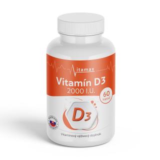 Vitamín D3 2000 I.U. / 60 kapsúl