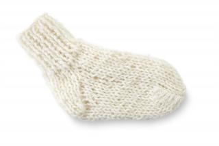 Detské ponožky vlnené, svetlé Veľkosť: 20-21 cm/EUR 30-33