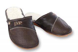 Kožené pánske papuče VIP Veľkosť: 40