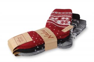 Ponožky 3v1 Wooline Natur 2, alpaka Veľkosť: 35-38