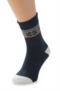 Ponožky Alpaca zelené so svetlou pätou Veľkosť: 40-43