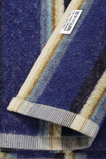 Saunový masážny uterák, pestrofarebný Farba: Pestrofarebná - modrá