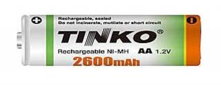 Batéria AA (R6) nabíjacia TINKO NiMH 2600mAh