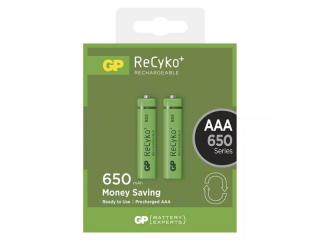 Batéria AAA (R03) nabíjacia 1,2V/650mAh GP Recyko+ 2ks