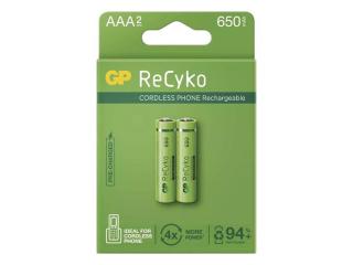 Batéria AAA (R03) nabíjacia 1,2V/650mAh GP Recyko ...