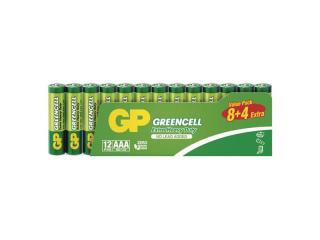 Batéria AAA (R03) Zn-Cl GP Greencell 12ks