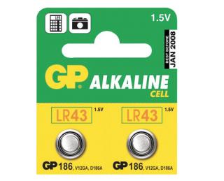 Batéria LR43 (186) GP alkalická