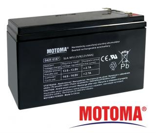 Batéria olovená 12V/ 9Ah MOTOMA bezúdržbový akumulátor