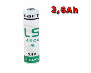 Batéria SAFT LS 14500 lítiový článok STD 3.6V, 2600mAh