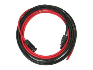 Solárny kábel 4mm2, červený+čierny s konektormi MC4, ...
