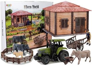 LEANTOYS DIY detská farmárska stavebnica