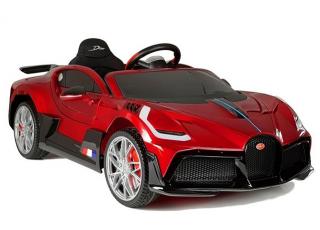 Megacar Bugatti Divo, 2x45W, 12V 7Ah, červené lakované