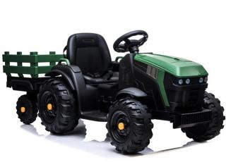 Megacar detský elektrický traktor BDM0925, 2x45W, 12V7Ah, zelený voskový